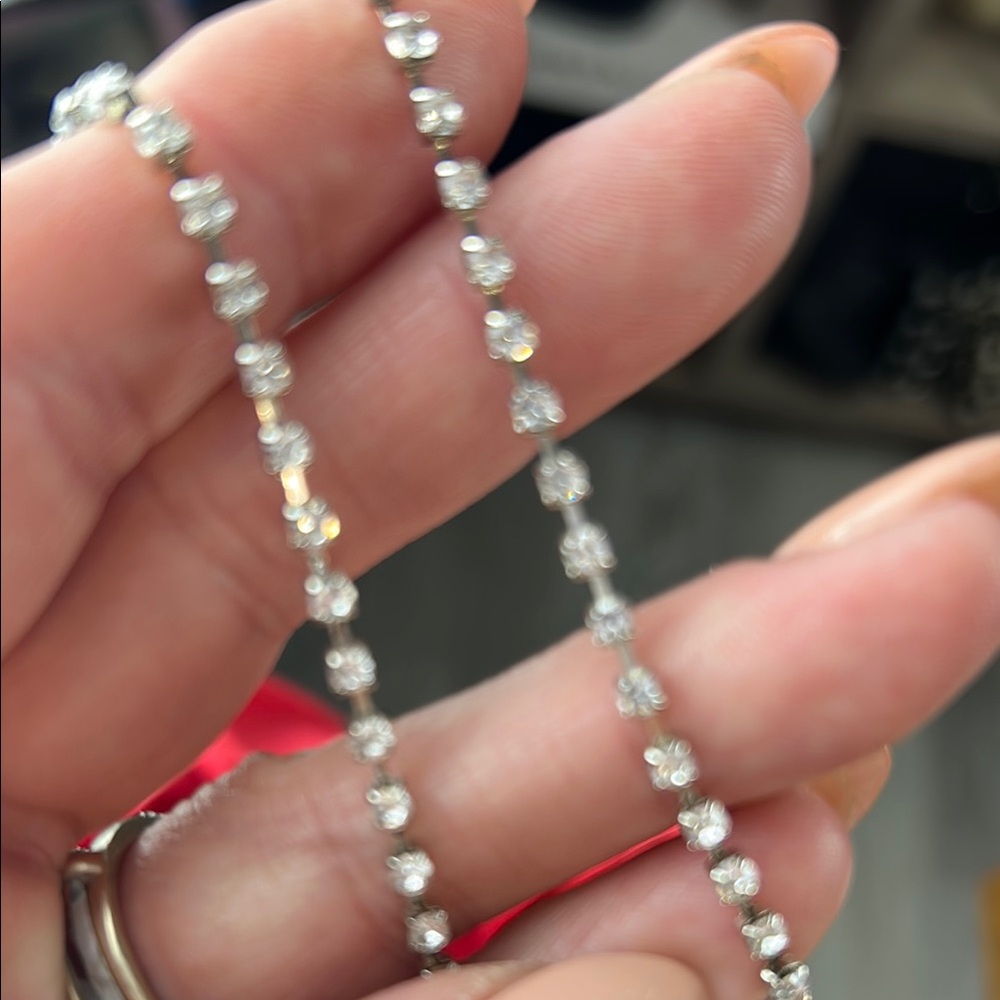 Red Rhinestone‎ strap medium Bralette - Picture 6 of 10